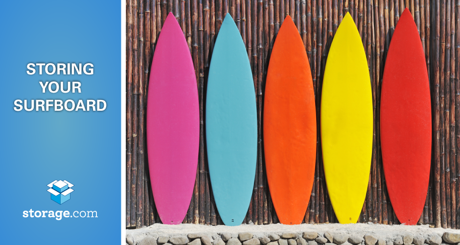 Storing a Surfboard in Self Storage
