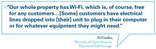 Quote by Al Gardes, Director of Operations at Elmwood Self Storage