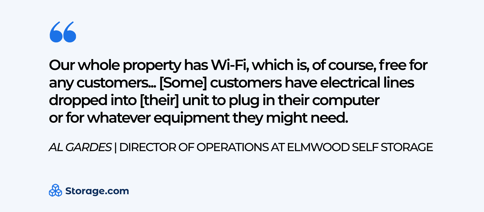 Expert quote 1 on storage for business