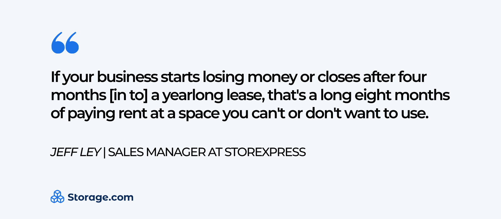 Expert quote 2 on storage for business