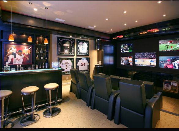Fan Themed Man Cave