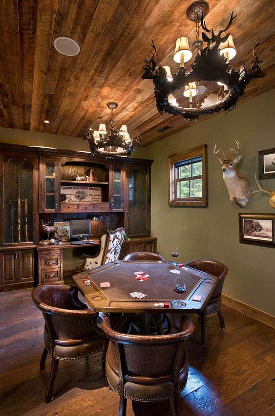 Hunter Themed Man Cave