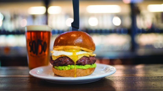 slater's 50/50 burger