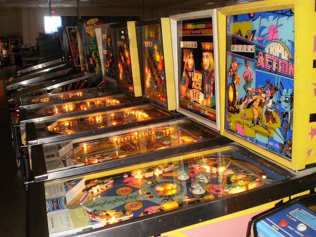 pinball machines