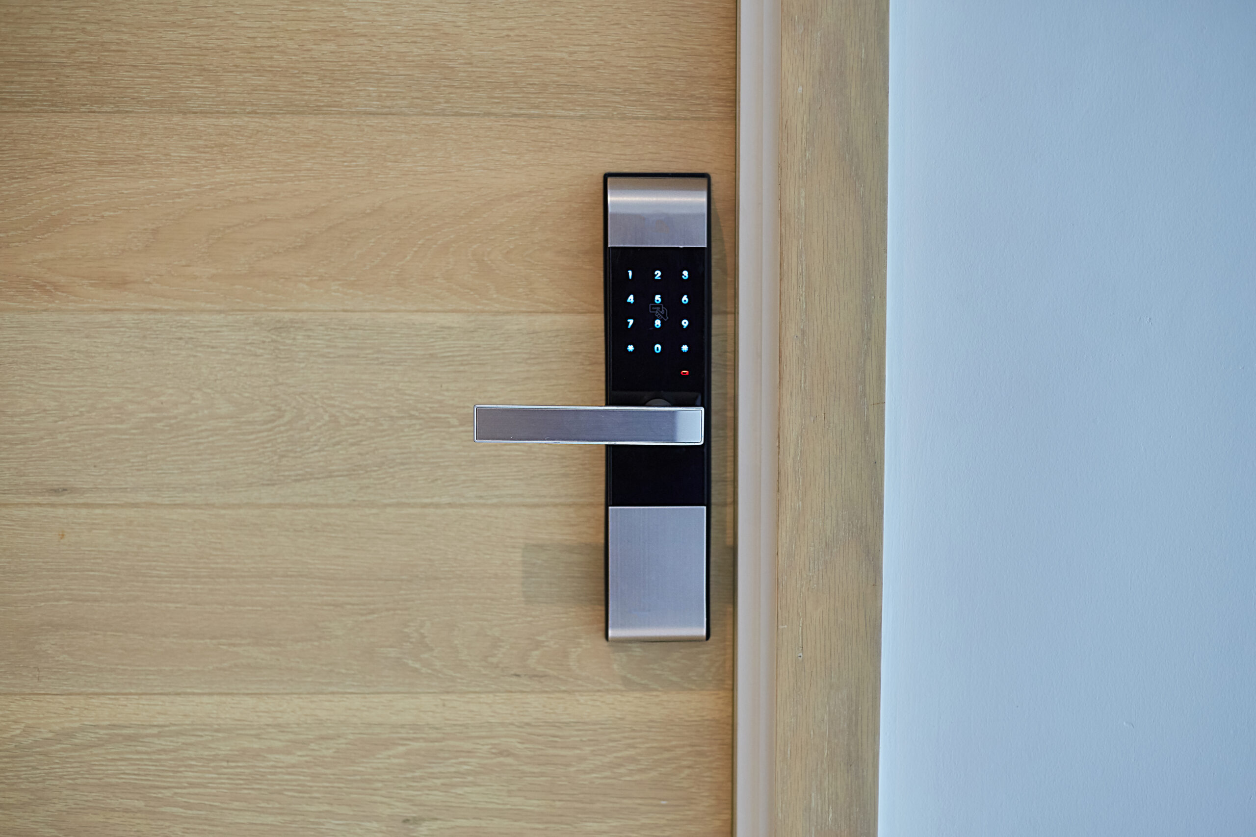 keypad lock on storage closet for airbnb owners