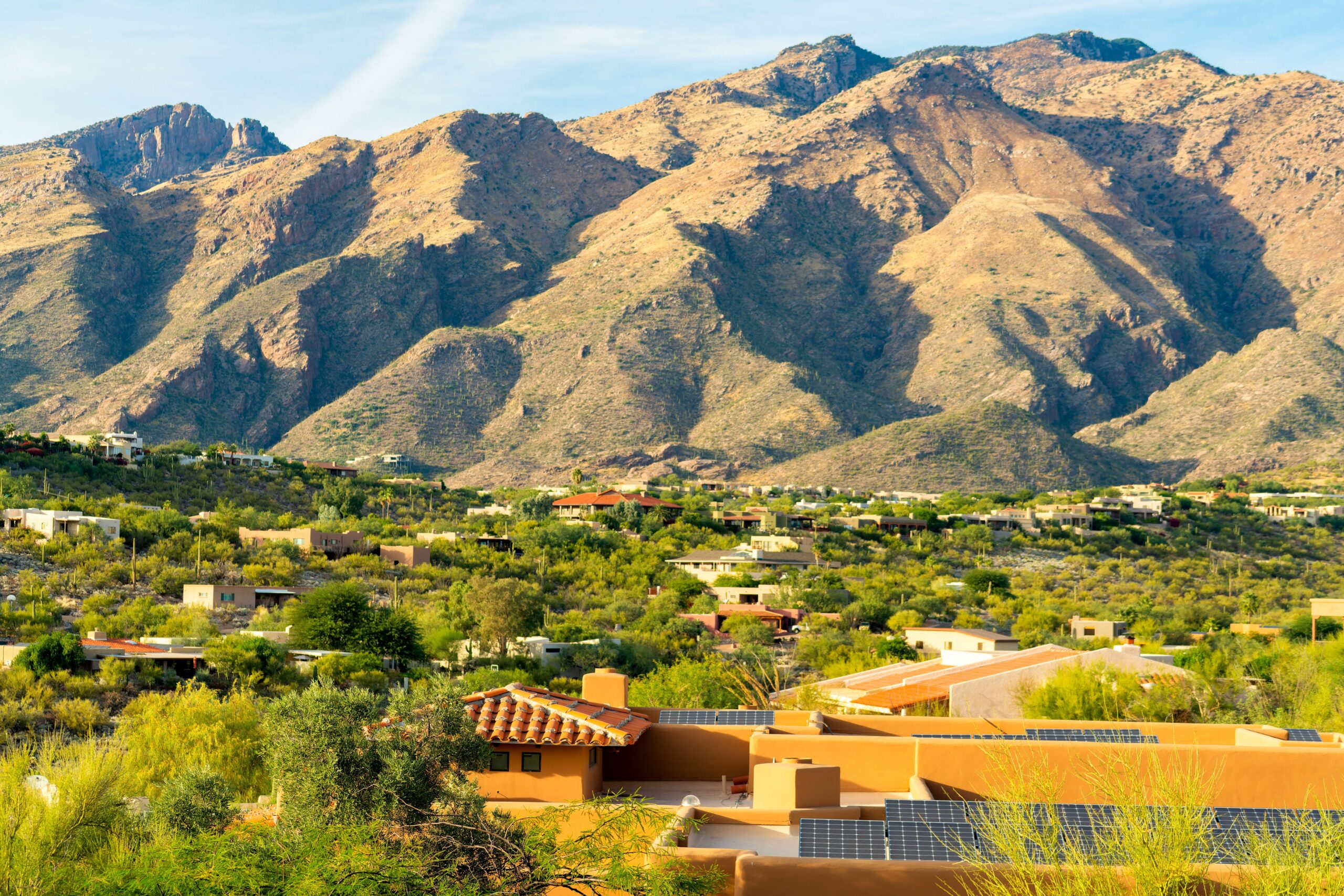 Mountains in the background of Desert Ridge, Arizona