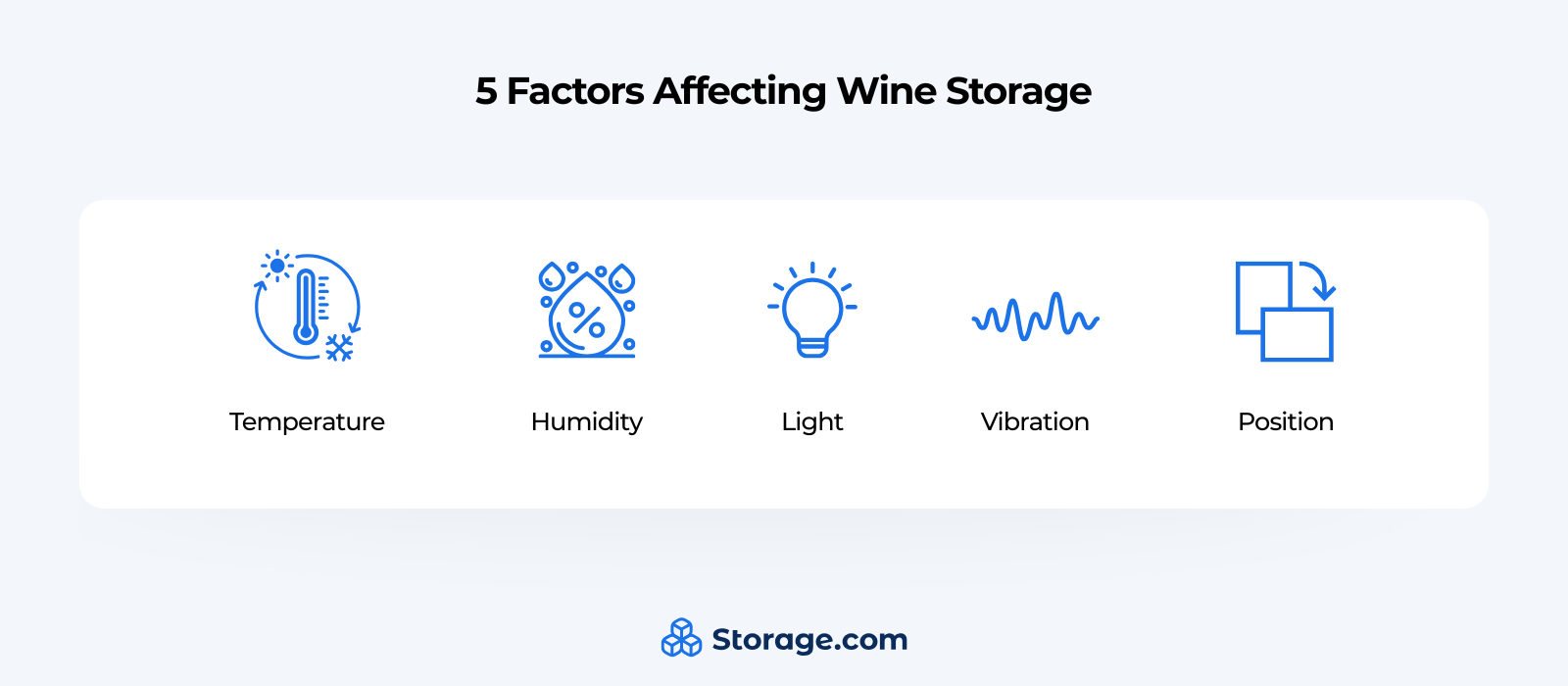5 factors affecting wine storage
