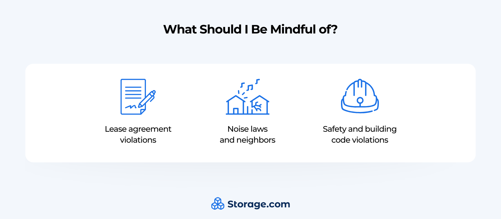 factors to be mindful of when looking for a storage unit for band practice
